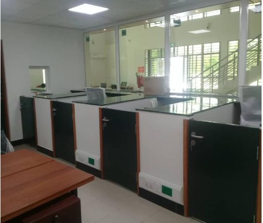 CRDB Bank Kibaha teller counters